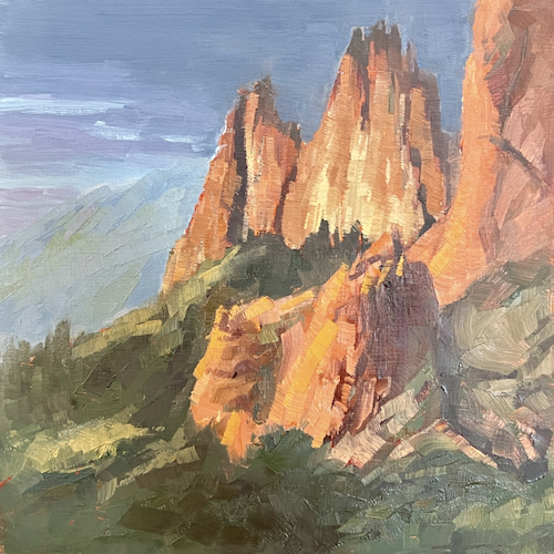 Click to view detail for Glowing Garden 10x10 $450